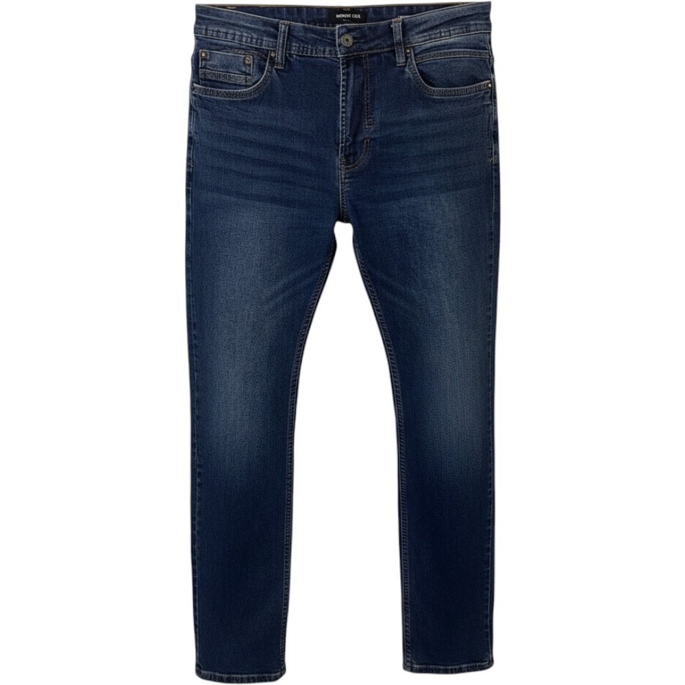 Kenneth Cole Jeans 34x32 Straight Leg Classic Medium Wash‎ Blue Denim